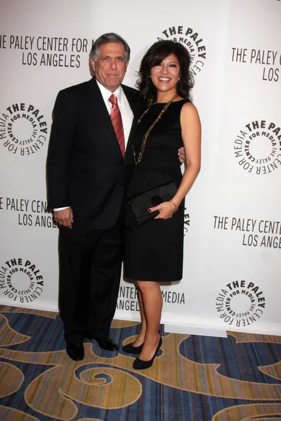 Les Moonves, Julie Chen — Stockfoto