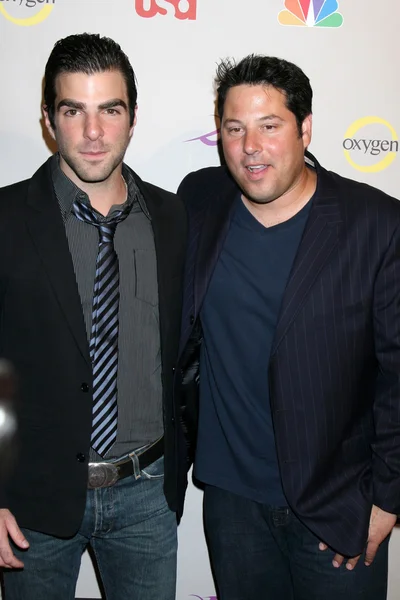 Zachary quinto, greg grunberg — Stok fotoğraf