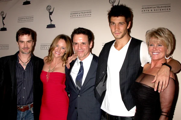 Rick Hearst, Sharon Case, Christian LeBlanc, Casey Jon Deidrick, — Stock Photo, Image