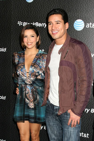 Eva Longoria & Mario Lopez — Foto Stock