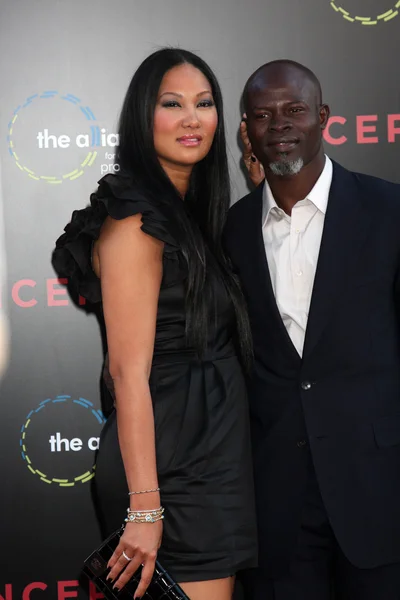 Kimora Lee Simmons e Djimon Hounsou — Foto Stock