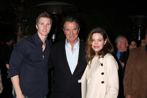 Thad Luckinbill, Eric Braeden, Amelia Heinle — Fotografia de Stock