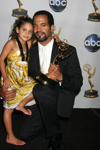 Kristoff St John, Daughter Lola — Stock Photo, Image