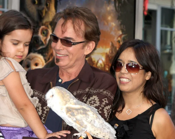 Billy Bob Thornton, Daugher Bella, and Connie Angland — Stock Photo, Image