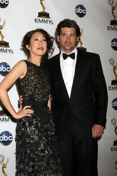 Sandra Oh, Patrick Dempsey — Stockfoto