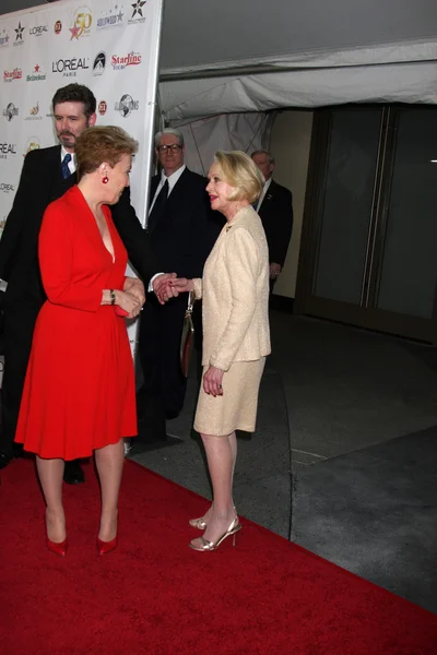 Jeanne Phillips (Dear Abby), Tippi Hedren — Stockfoto