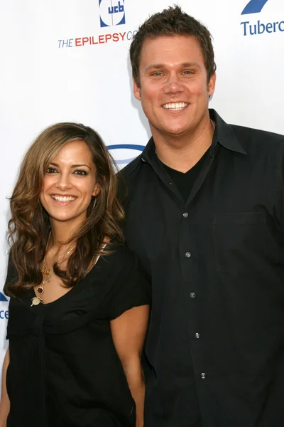 Rebecca Budig & Bob Guiney — Stock Photo, Image