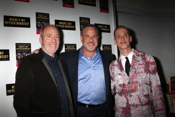 Greg Gorman, Howard Bragman ve John Waters — Stok fotoğraf