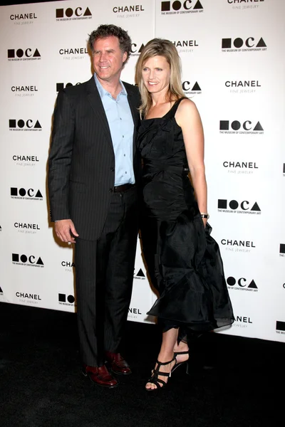 Will Farrell, esposa Viveca Paulin — Foto de Stock