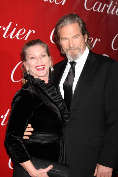 Jeff Bridges & Wife — Stock Photo, Image