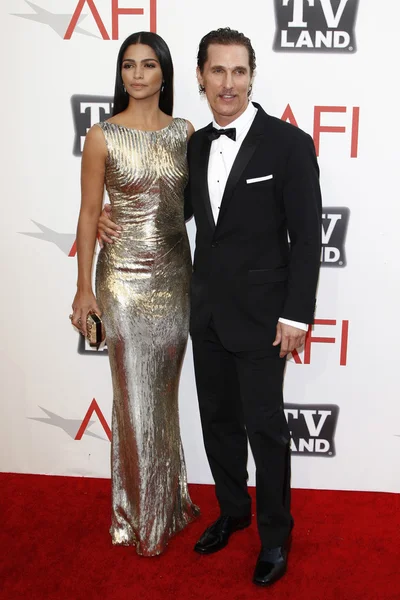 Camila Alves, Matthew McConaughey — Stock Photo, Image