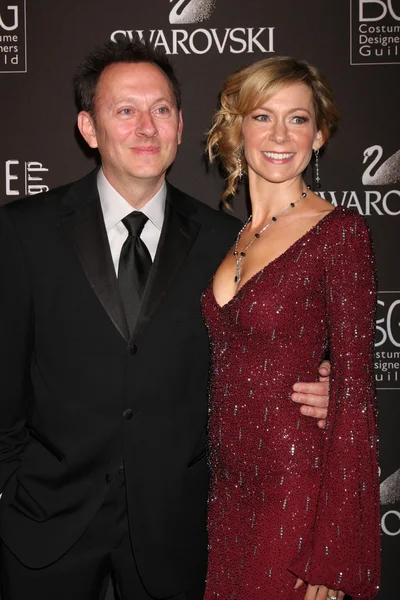 Michael Emerson, Carrie Preston — Stockfoto