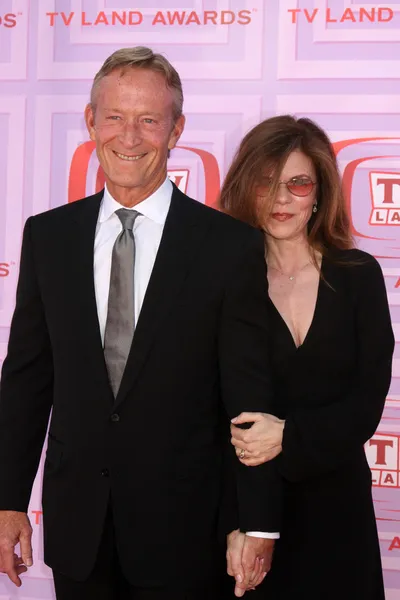 Ted Shackleford e a esposa Annette Wolfe — Fotografia de Stock