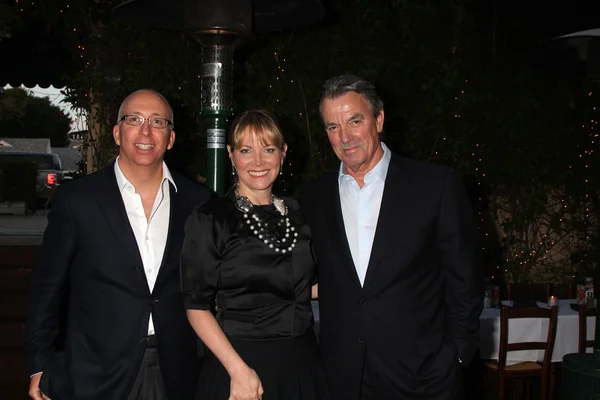 Bill Bell Jr, Maria Arena Bell, Eric Braeden — Foto Stock