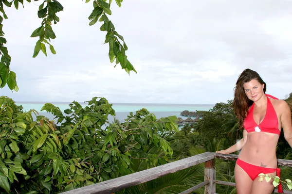 Heather Tom à Bora Bora — Photo