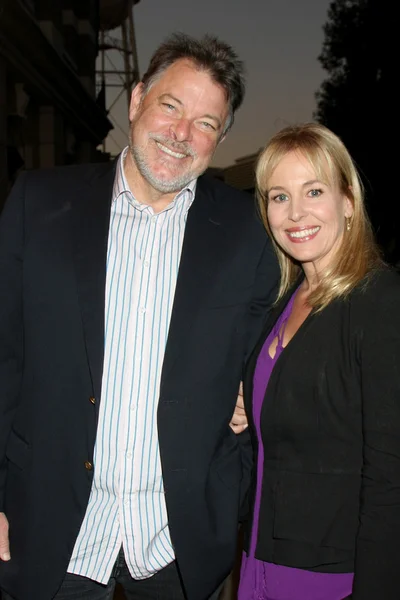 Jonathan Frakes, Genie Francis — Stockfoto