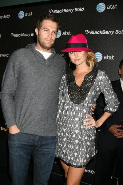 Geoff Stults & Stacy Keibler — Stock Photo, Image