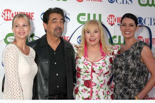 A.j. Cook, Joe Mantegna, Kirsten Vangsness, Padget Brewster — Stockfoto