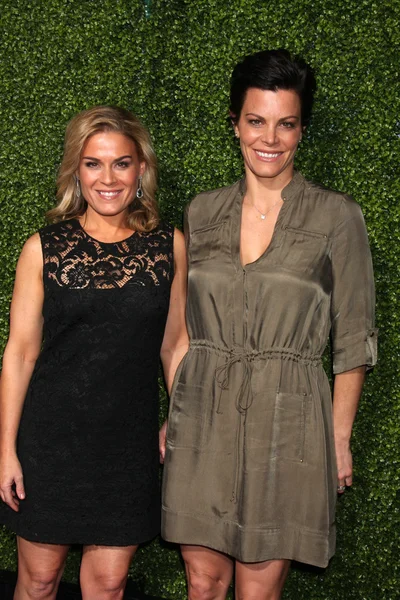 Cat Cora e moglie Jennifer Cora — Foto Stock