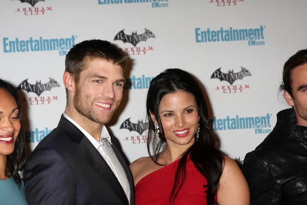 Liam McIntyre, Katrina Law — Stock Photo, Image