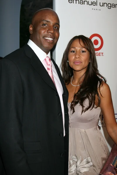 Barry Bonds & wife — Stock Photo, Image