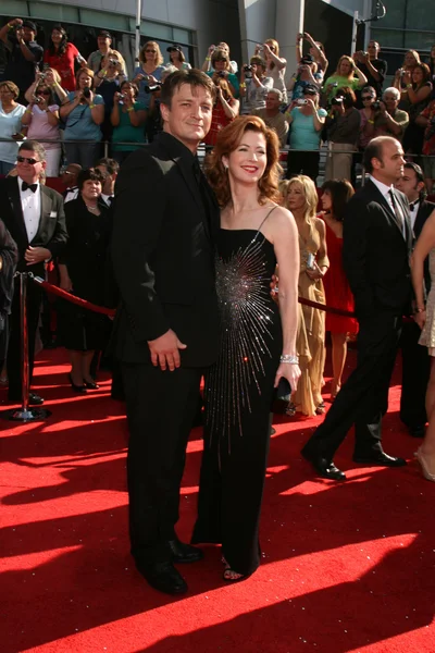 Nathan Fillion ve Dana Delany — Stok fotoğraf