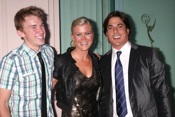 Chandler Massey, Alison Sweeney, Bryan Dattilo — Stock Photo, Image