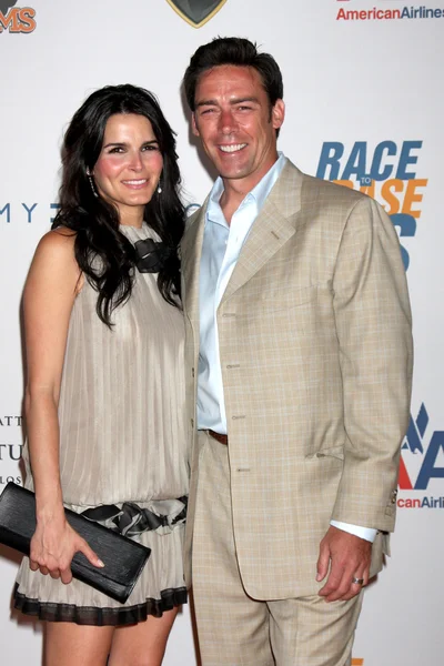 Angie Harmon & Jason Sehorn — Fotografia de Stock