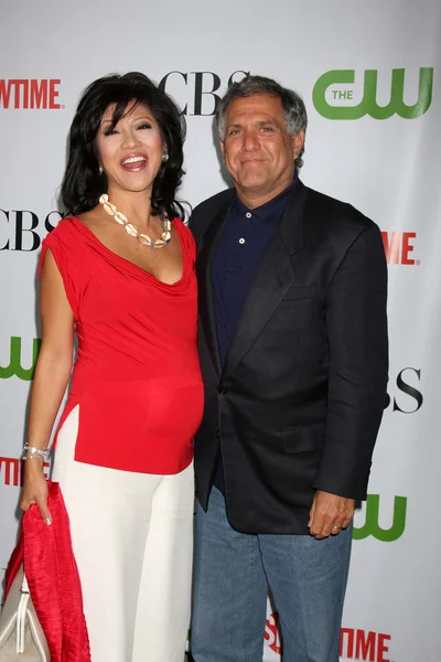 Julie Chen y Les Moonves — Foto de Stock