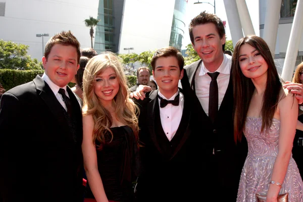 Jennette Mccurdy & Μιράντα Cosgrove & cast του Icarly — Φωτογραφία Αρχείου