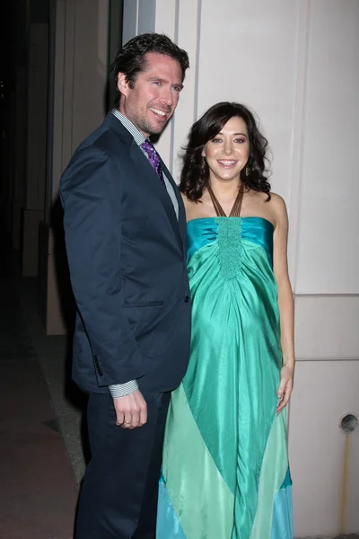 Alexis Denisof y Alyson Hannigan — Foto de Stock