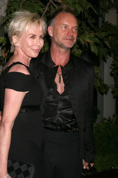 Trudie Styler, Sting — Stok fotoğraf