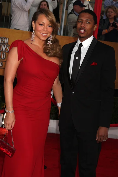 Mariah carey a nick cannon — Stock fotografie