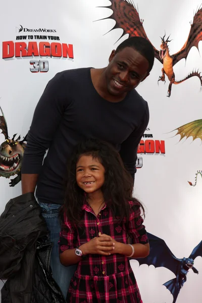 Wayne Brady & figlia Maile — Foto Stock