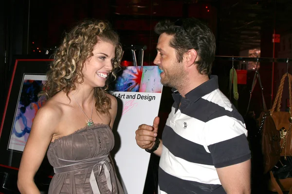 AnnaLynne Mccord idealna Jason Priestley — Zdjęcie stockowe