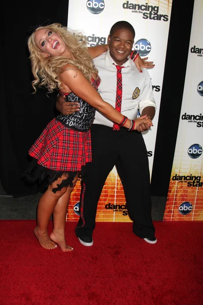 Kyle Massey, Lacey Schwimmer — Foto de Stock