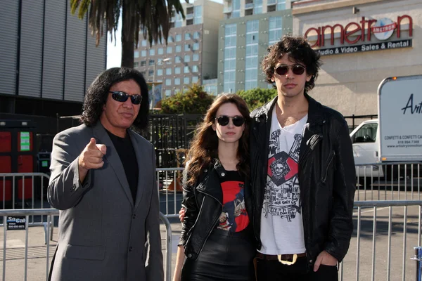 Gene Simmons, Alex Esso, Nick Simmons — Stock Fotó