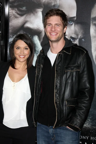 Ryan McPartlin and his wife — Stock Photo, Image