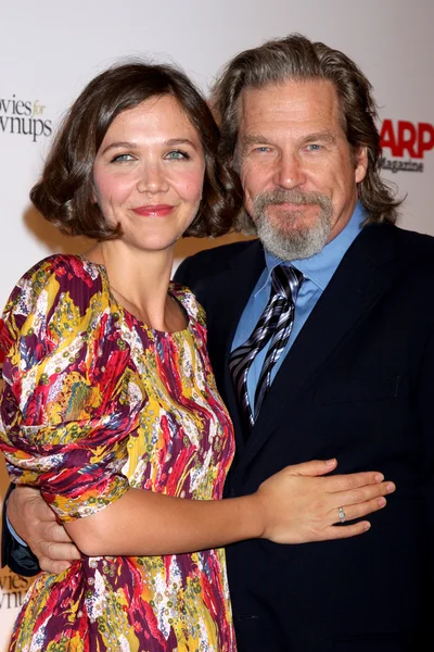 Maggie Gyllenhaal & Jeff Bridges — Stock Photo, Image