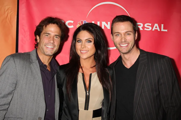 Shawn Christian, Nadia Bjorlin, Eric Martsolf — Stock Photo, Image