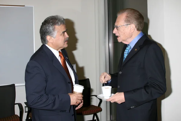 Pete Delgado & Larry King — Photo