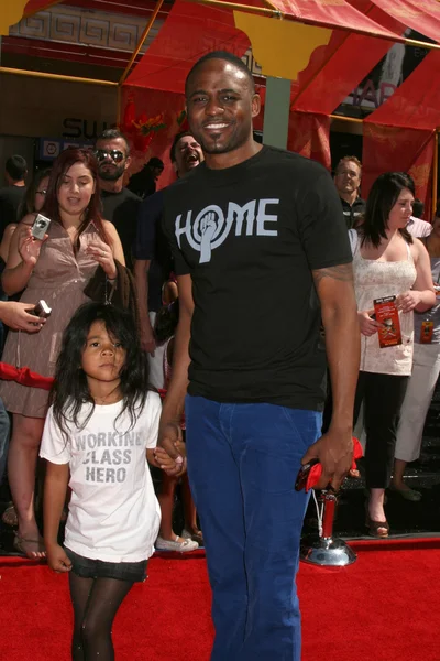 Wayne Brady & Hija — Foto de Stock