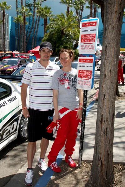 Mary Lynn Rajskub, Boyfriend Matthew Rolph — Stock Photo, Image