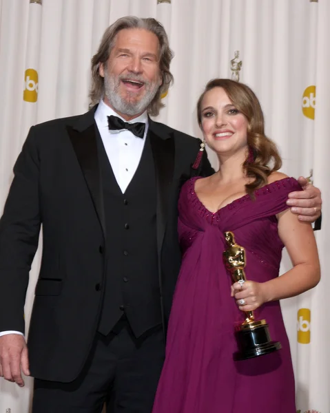 Jeff Bridges, Natalie Portman — Fotografie, imagine de stoc