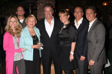 Scott martin, laruelee bell, lee bell, eric braeden, maria arena bell, bill
