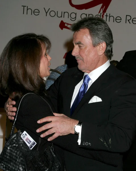 Eric Braeden, Meg Bennett — Stockfoto