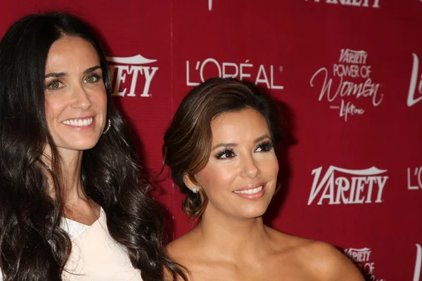 Demi Moore, Eva Longoria — Zdjęcie stockowe