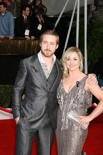 Ryan Gosling & sister — Stock Photo, Image