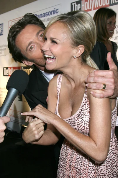 Hugh Jackman y Kristin Chenoweth — Foto de Stock