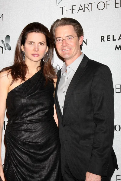 Kyle MacLachlan y su esposa Denise Gruber —  Fotos de Stock